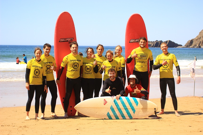 Surf group lesson